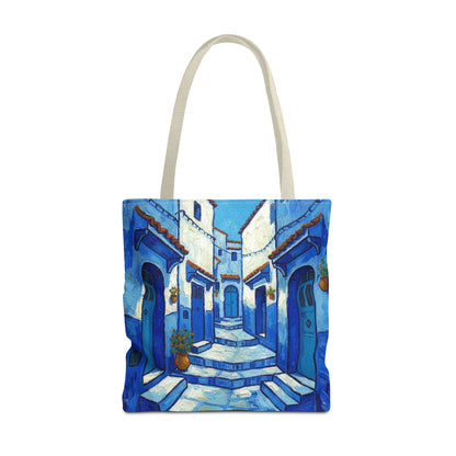 Mediterranean Blue Alley Tote
