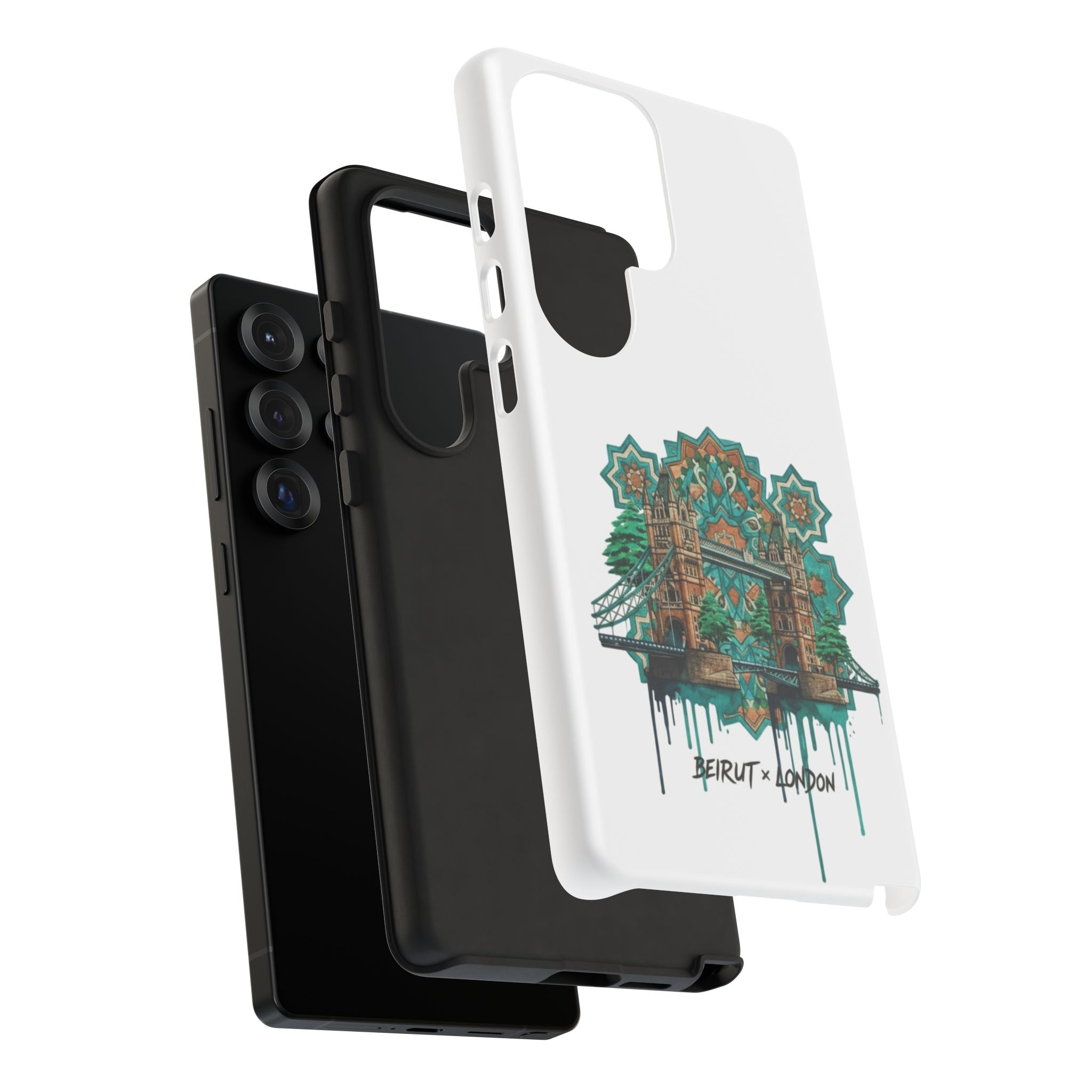 Beirut x London Ornate Phone Case — Turquoise Mosaic Gateway Design