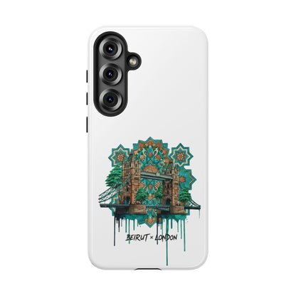 Beirut x London Ornate Phone Case — Turquoise Mosaic Gateway Design