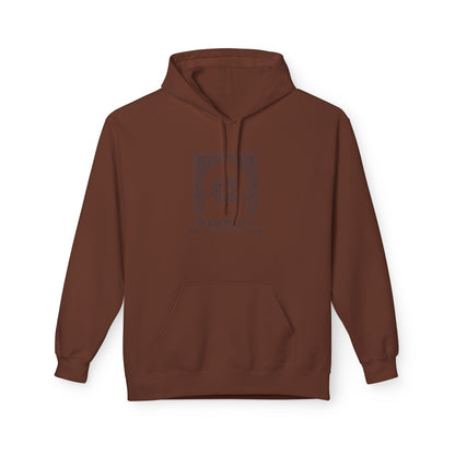 Damascus Heritage Hoodie — Minimal Middle Eastern Motif