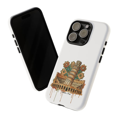 Leaning Tower Tough Phone Case — Vintage Pisa Travel Design