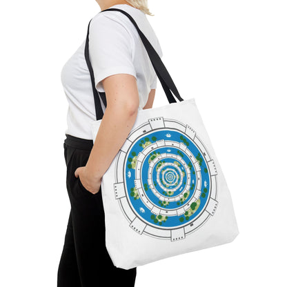 Spiral Island Tote Bag – Nautical Mandala All-Over Print Tote