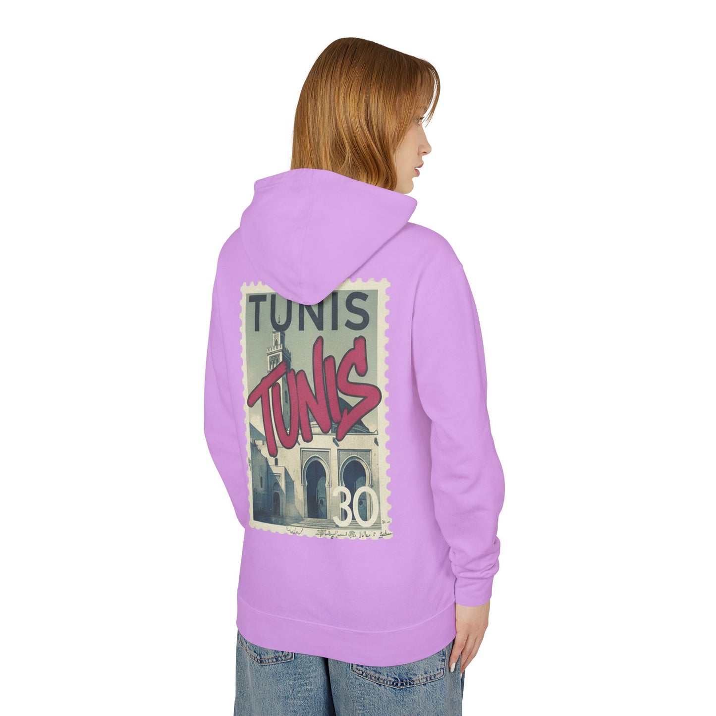 Tunis Vintage Stamp Hooded Sweatshirt