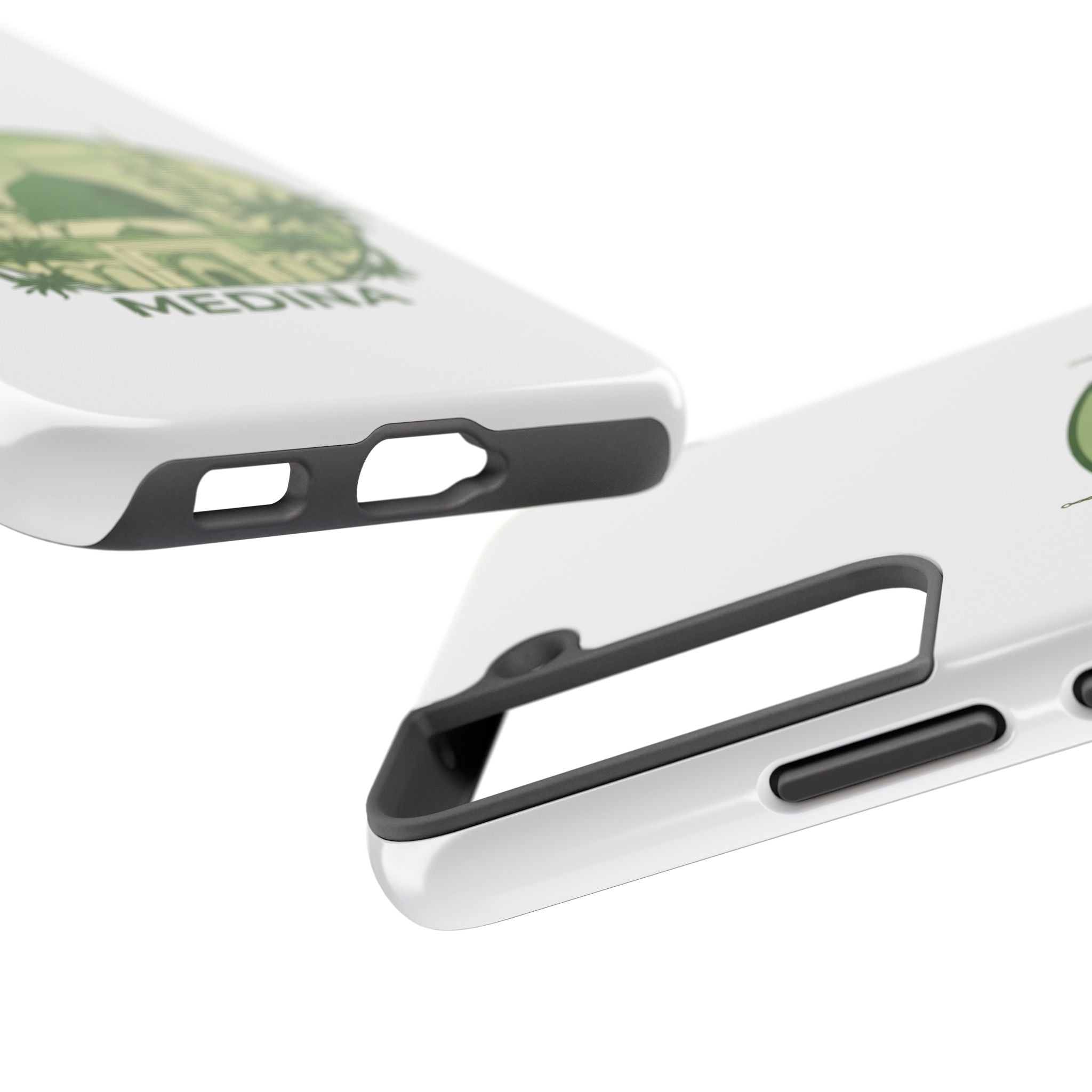 Medina Mosque Tough Phone Case – Islamic Landmark Green Phone Cover