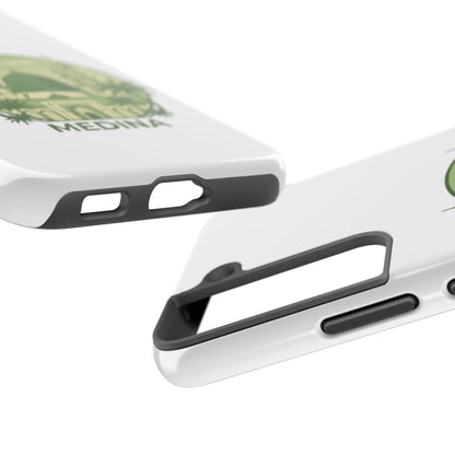 Medina Mosque Tough Phone Case – Islamic Landmark Green Phone Cover