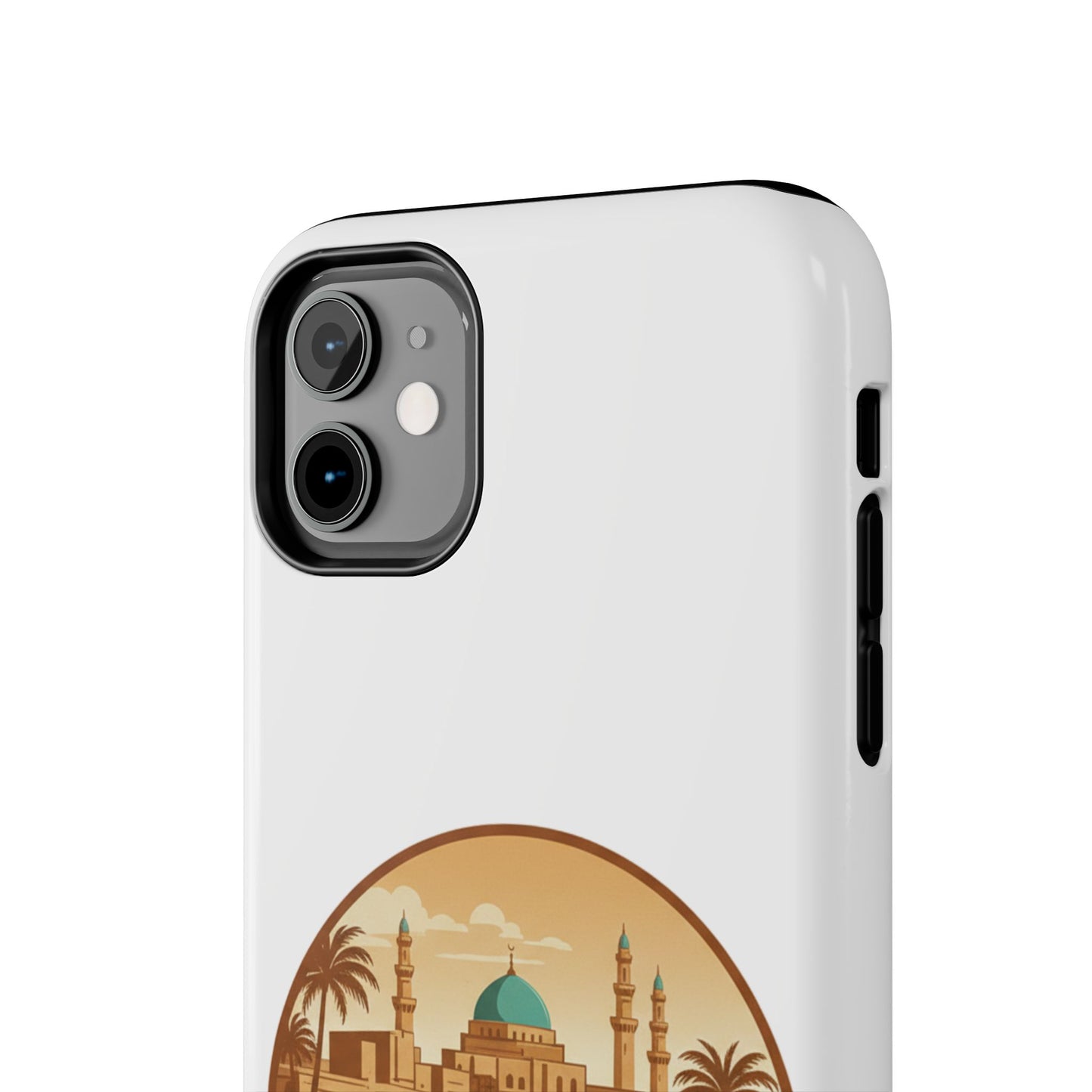 Baghdad Illustrated Tough Phone Case — Vintage Middle East Cityscape Protective Cover