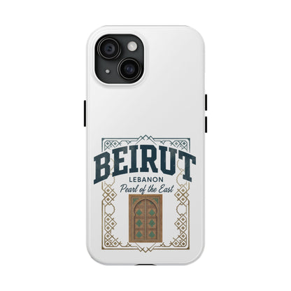 Beirut Lebanon Tough Phone Case — 'Pearl of the East' Vintage Door Design