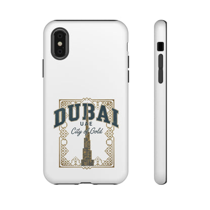 Dubai City of Gold Tough Phone Case — Protective Travel Phone Cover