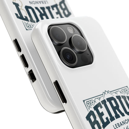 Beirut Lebanon Tough Phone Case — 'Pearl of the East' Vintage Door Design