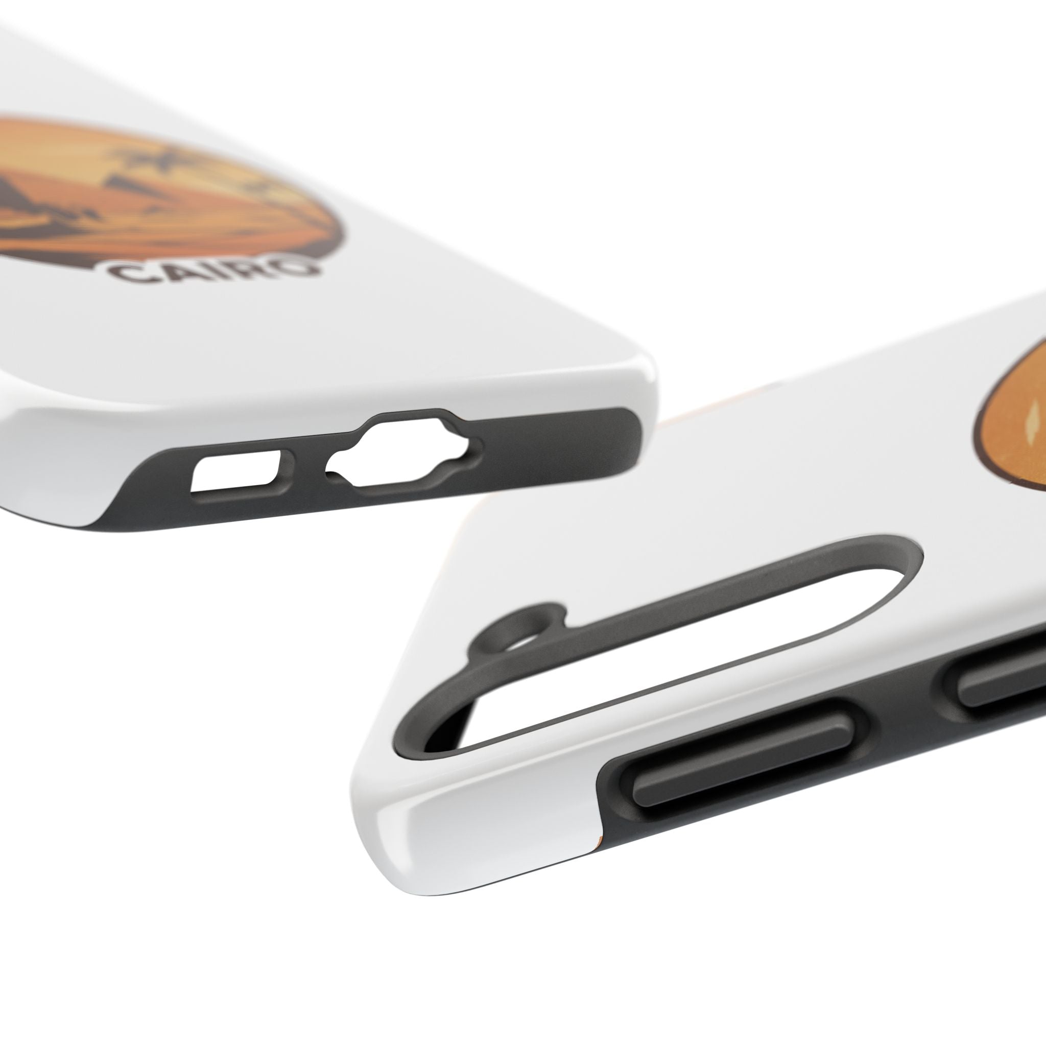 Cairo Pyramids Tough Phone Case — Vintage Egypt Travel iPhone/Android Protective Cover