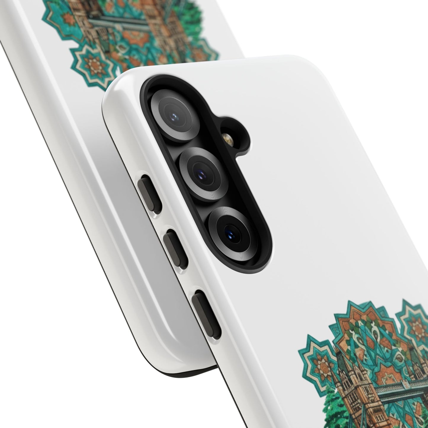 Beirut x London Ornate Phone Case — Turquoise Mosaic Gateway Design