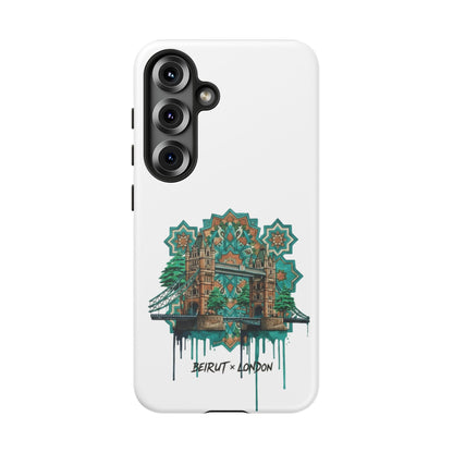 Beirut x London Ornate Phone Case — Turquoise Mosaic Gateway Design