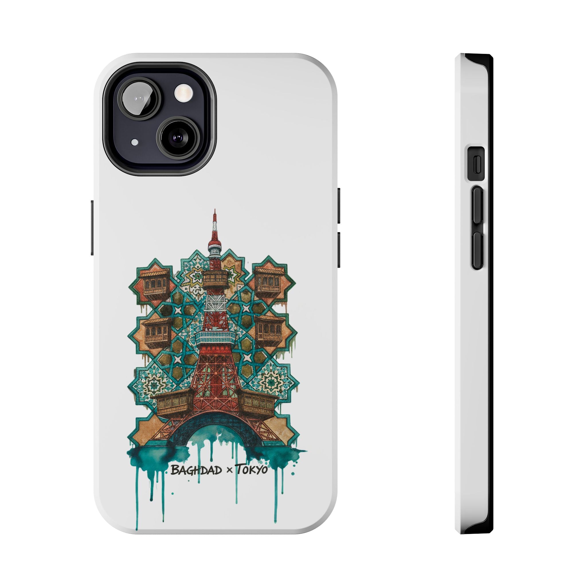 Tough Phone Case — Baghdad x Tokyo Fusion Artwork
