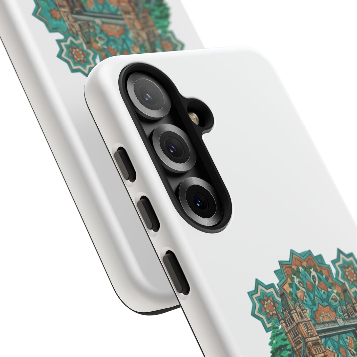 Beirut x London Ornate Phone Case — Turquoise Mosaic Gateway Design