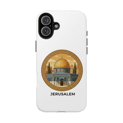 Jerusalem Dome Tough Phone Case — Golden Dome of the Rock Illustration