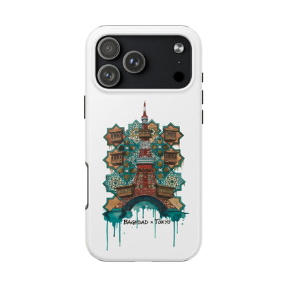 Coque de téléphone résistante — Illustration fusion Bagdad x Tokyo