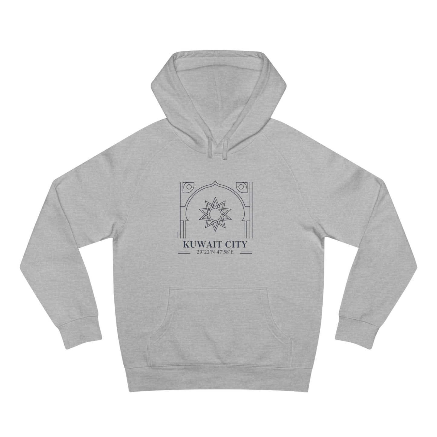 Kuwait City Architectural Hoodie — Minimalist Middle East Travel Sweatshirt