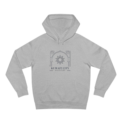 Kuwait City Architectural Hoodie — Minimalist Middle East Travel Sweatshirt