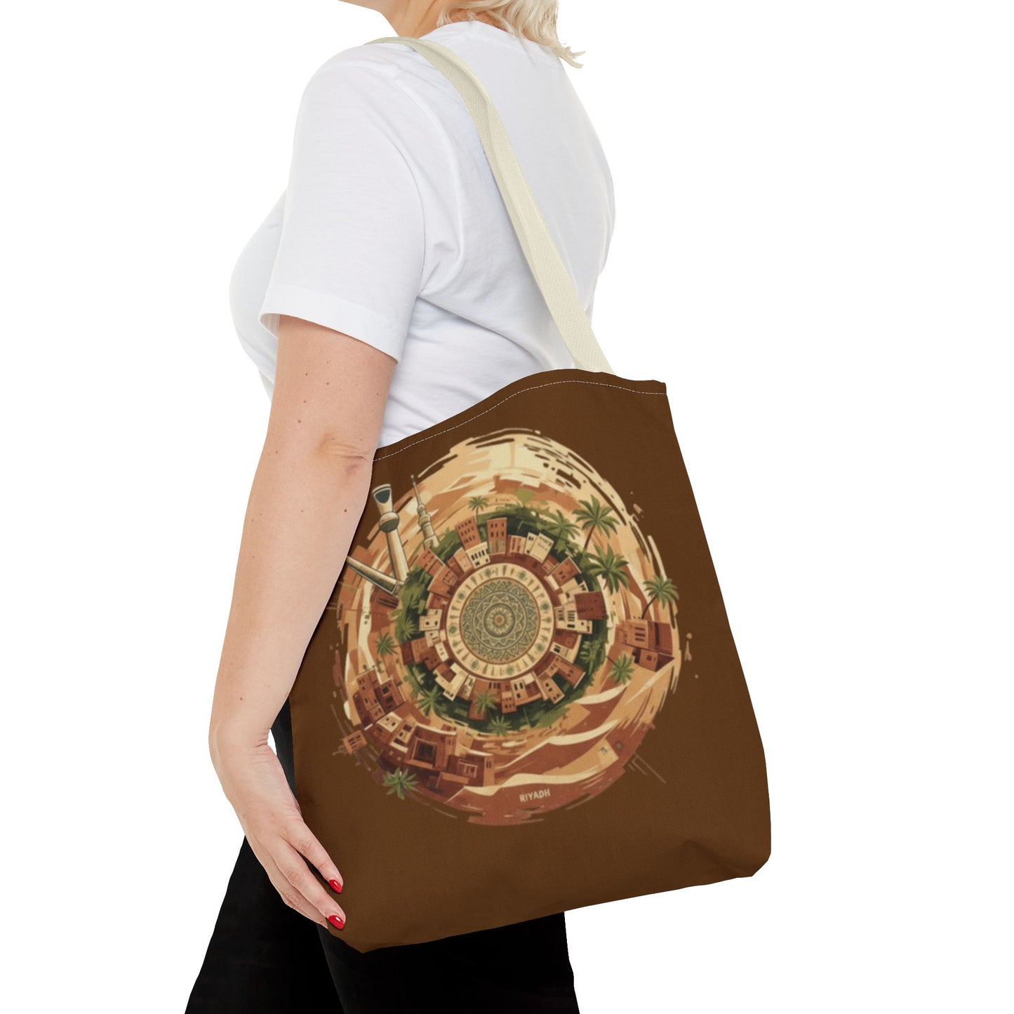 Desert Oasis Circular Art Tote
