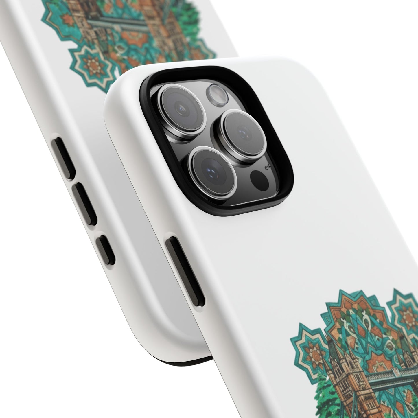 Beirut x London Ornate Phone Case — Turquoise Mosaic Gateway Design