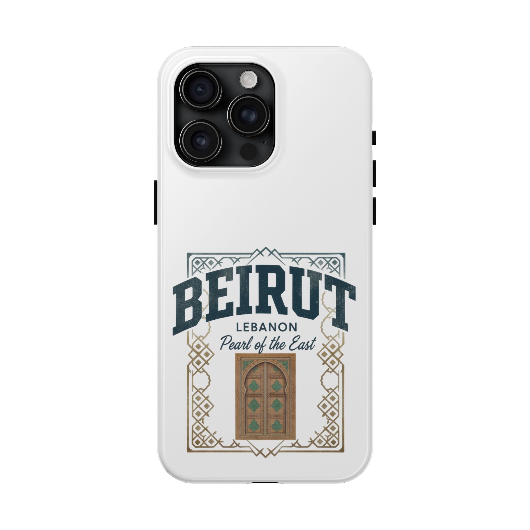 Beirut Lebanon Tough Phone Case — 'Pearl of the East' Vintage Door Design