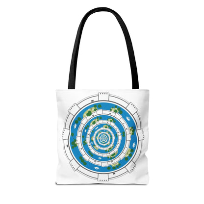 Spiral Island Tote Bag – Nautical Mandala All-Over Print Tote