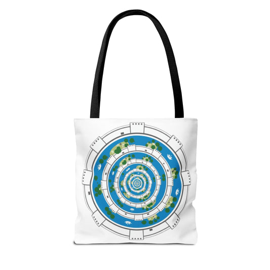 Spiral Island Tote Bag – Nautical Mandala All-Over Print Tote