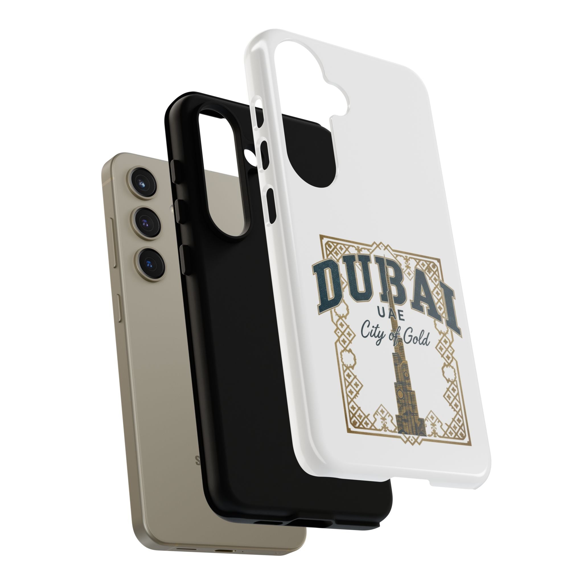 Dubai City of Gold Tough Phone Case — Protective Travel Phone Cover