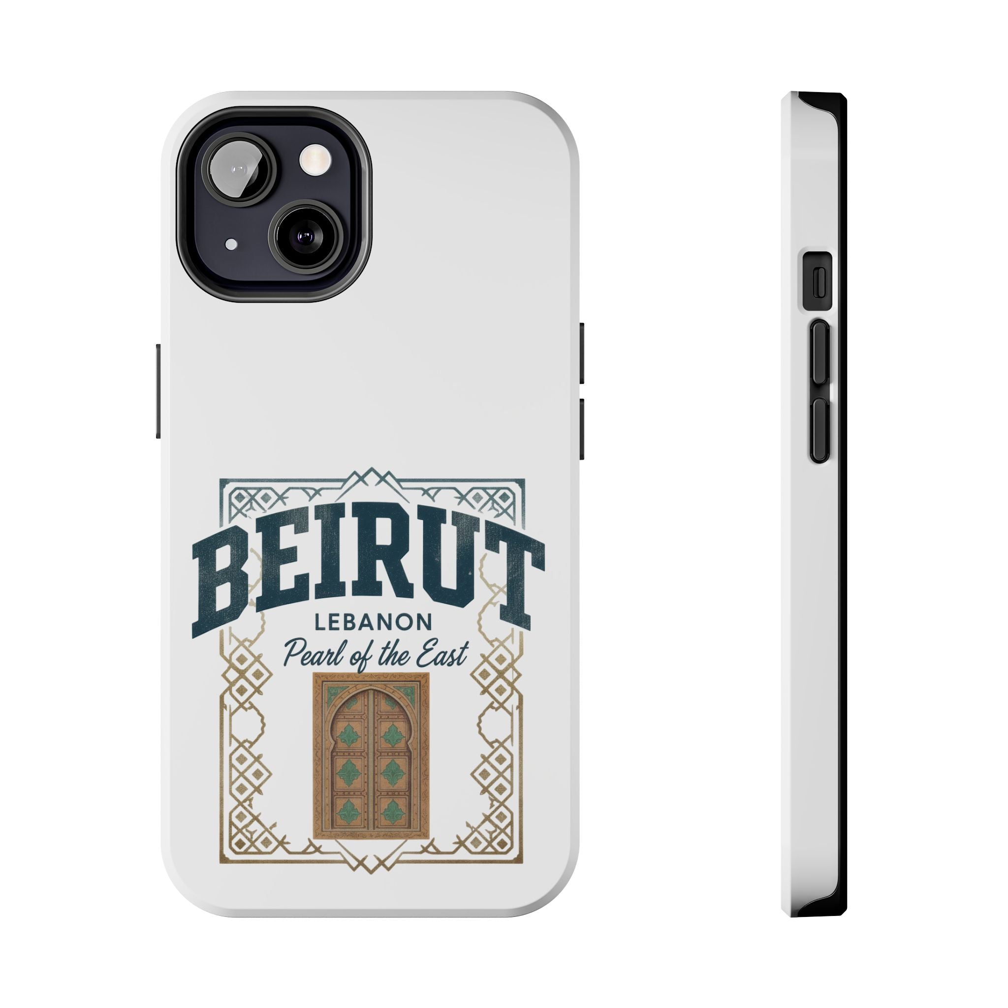 Beirut Lebanon Tough Phone Case — 'Pearl of the East' Vintage Door Design