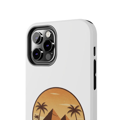 Cairo Pyramids Tough Phone Case — Vintage Egypt Travel iPhone/Android Protective Cover