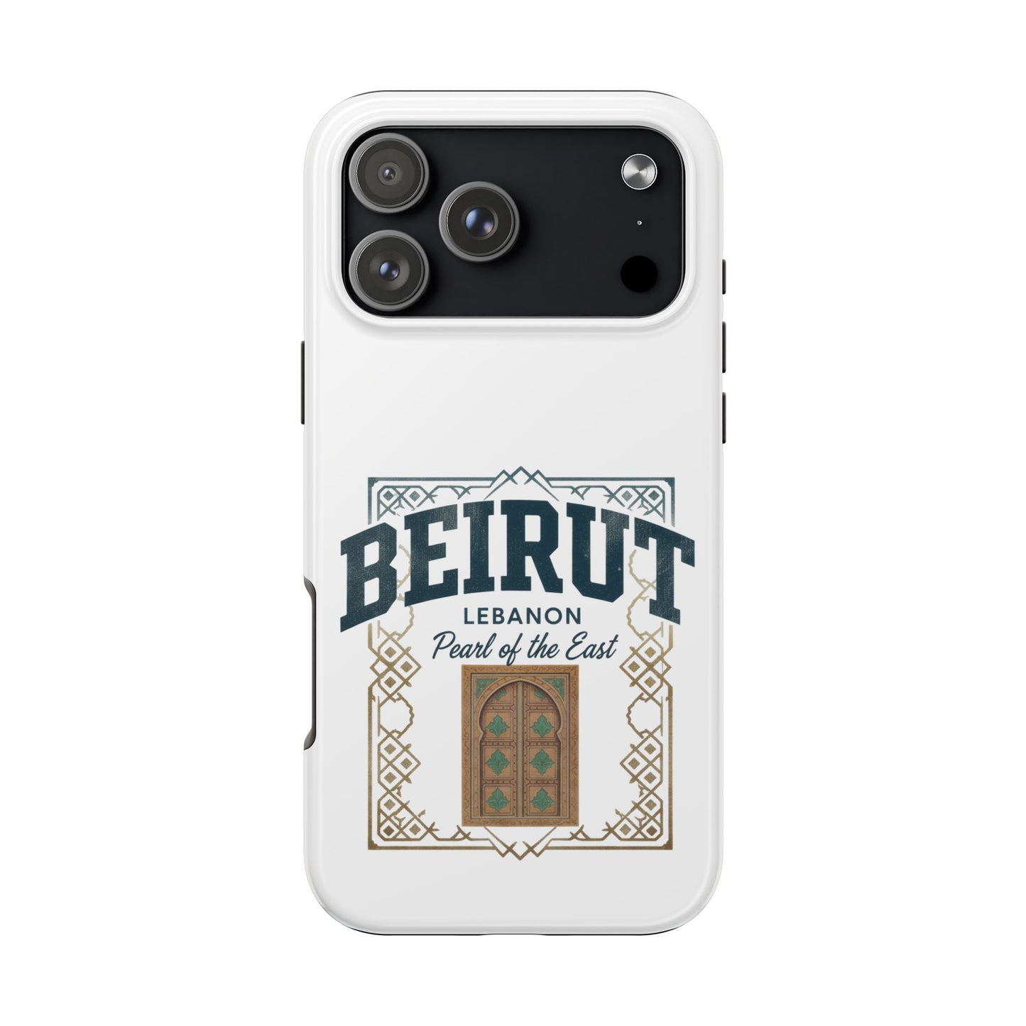 Beirut Lebanon Tough Phone Case — 'Pearl of the East' Vintage Door Design