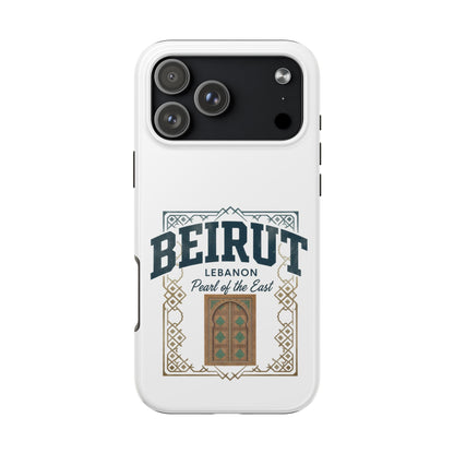 Beirut Lebanon Tough Phone Case — 'Pearl of the East' Vintage Door Design