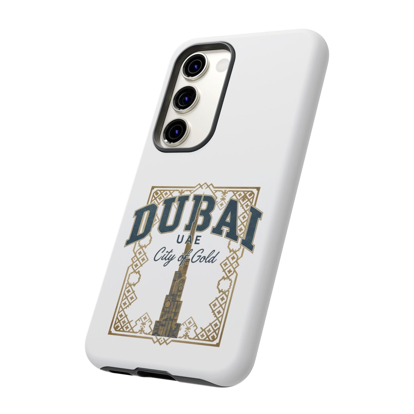 Dubai City of Gold Tough Phone Case — Protective Travel Phone Cover