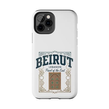 Beirut Lebanon Tough Phone Case — 'Pearl of the East' Vintage Door Design