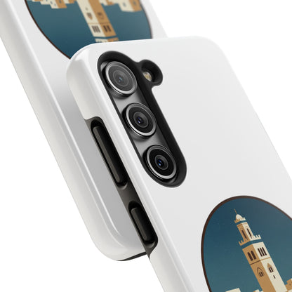 Coque de téléphone motif paysage urbain de Tunis — Coque de protection résistante pour iPhone