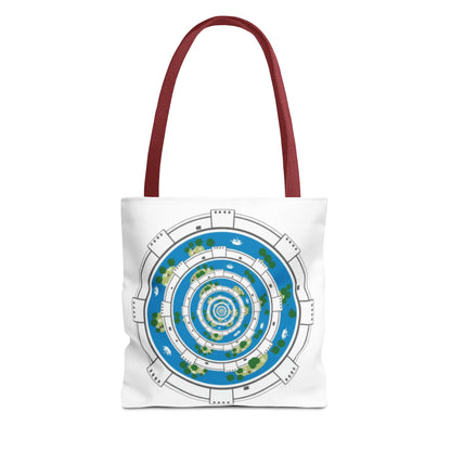 Spiral Island Tote Bag – Nautical Mandala All-Over Print Tote