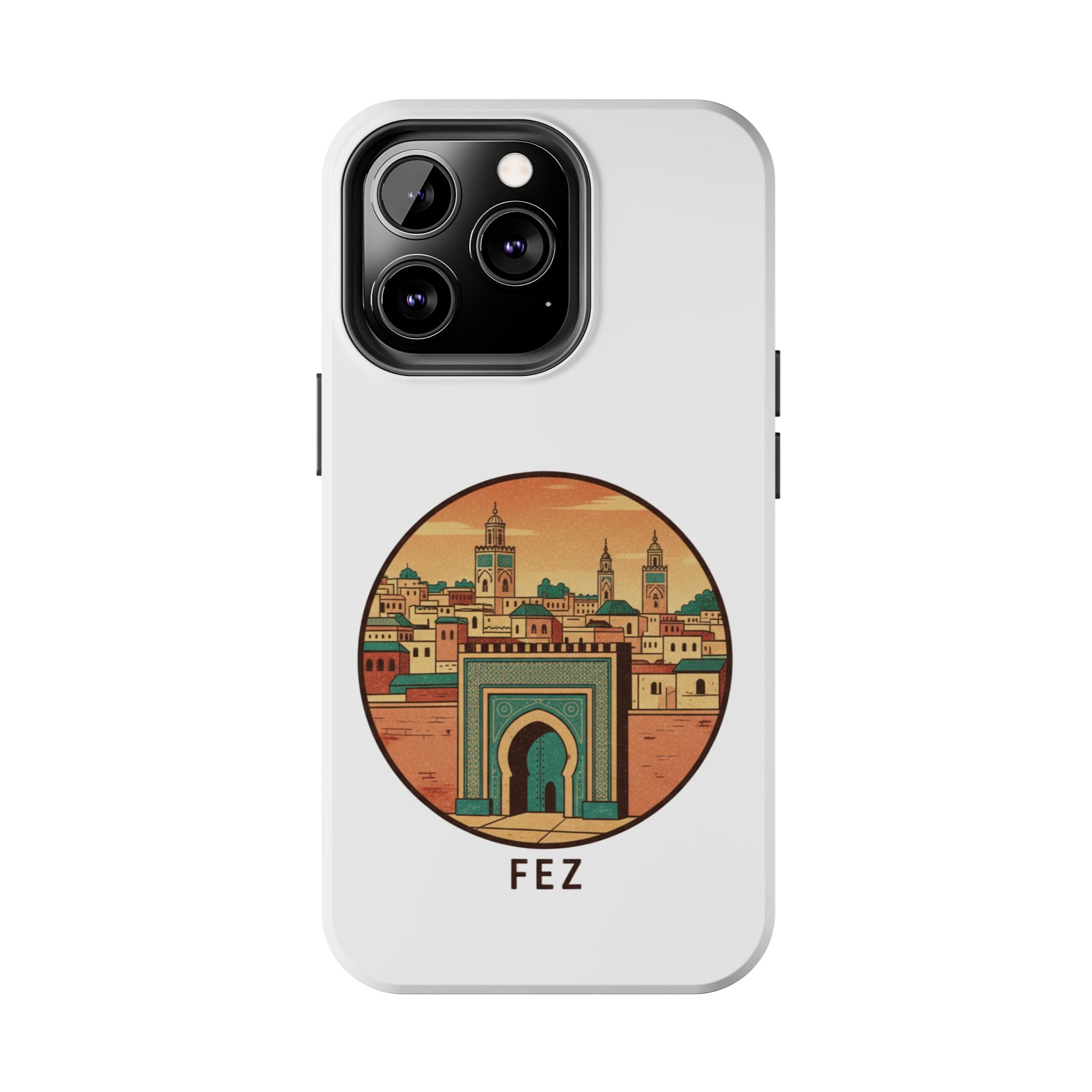 Fez City Tough Phone Case — Moroccan Archway Travel Phone Case
