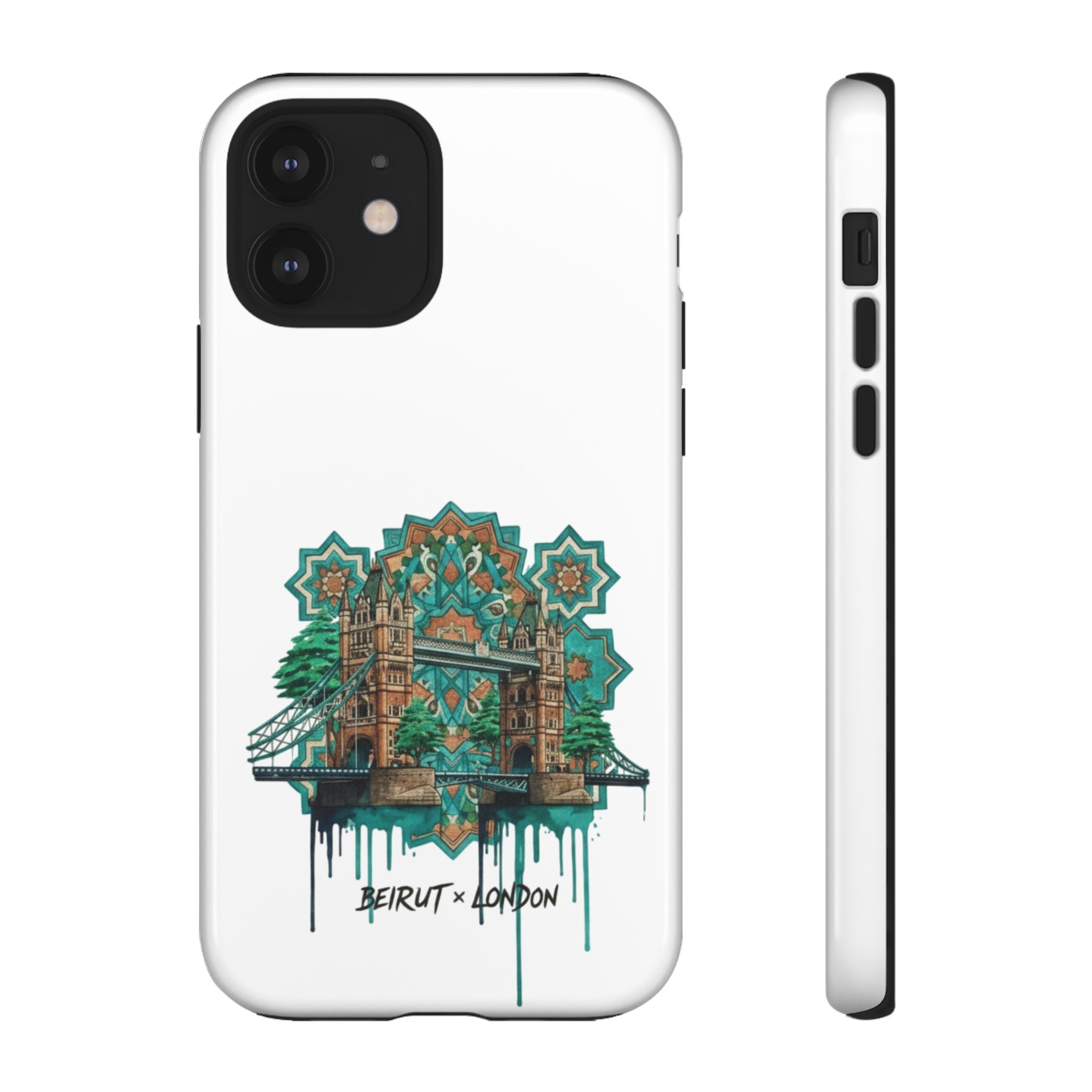 Beirut x London Ornate Phone Case — Turquoise Mosaic Gateway Design