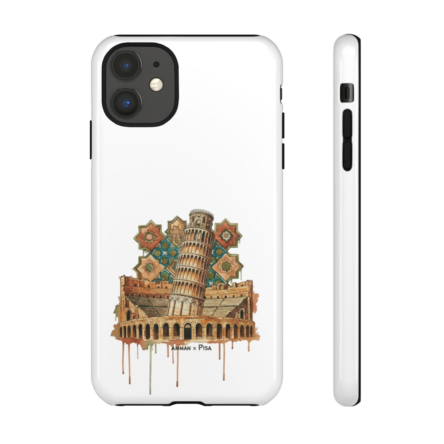 Leaning Tower Tough Phone Case — Vintage Pisa Travel Design