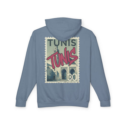 Tunis Vintage Stamp Hooded Sweatshirt