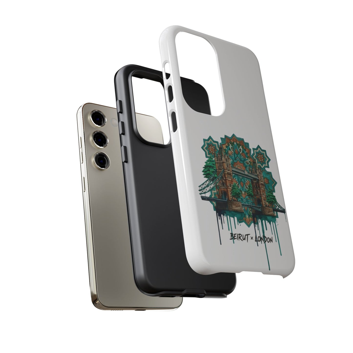 Beirut x London Ornate Phone Case — Turquoise Mosaic Gateway Design