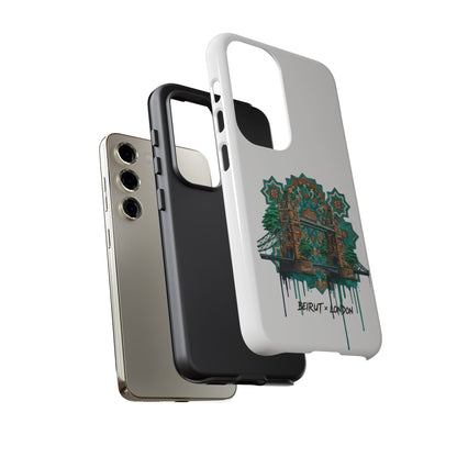 Beirut x London Ornate Phone Case — Turquoise Mosaic Gateway Design