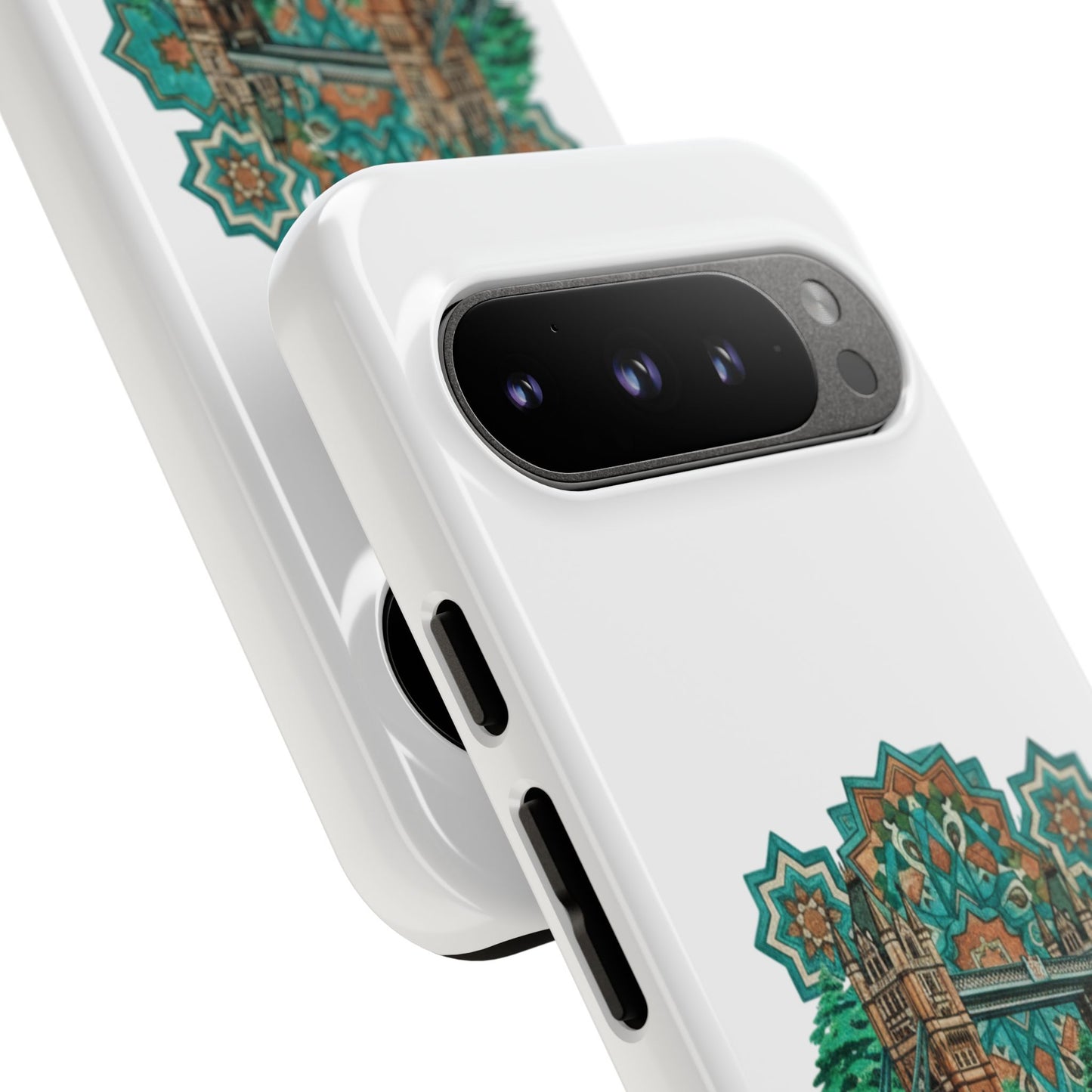 Beirut x London Ornate Phone Case — Turquoise Mosaic Gateway Design