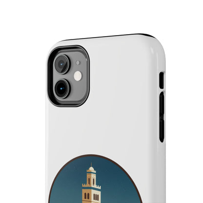 Coque de téléphone motif paysage urbain de Tunis — Coque de protection résistante pour iPhone