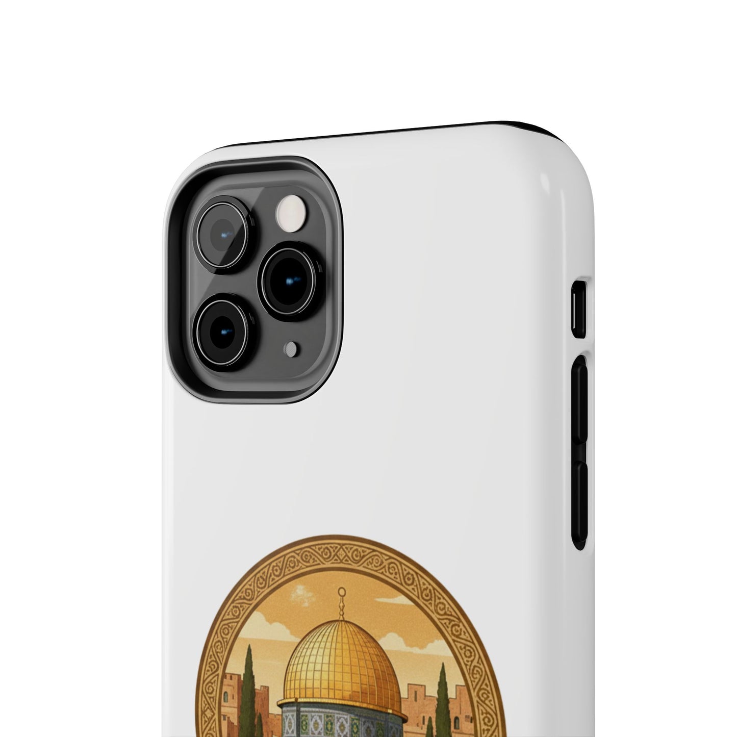 Jerusalem Dome Tough Phone Case — Golden Dome of the Rock Illustration
