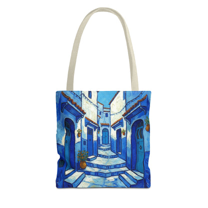 Mediterranean Blue Alley Tote