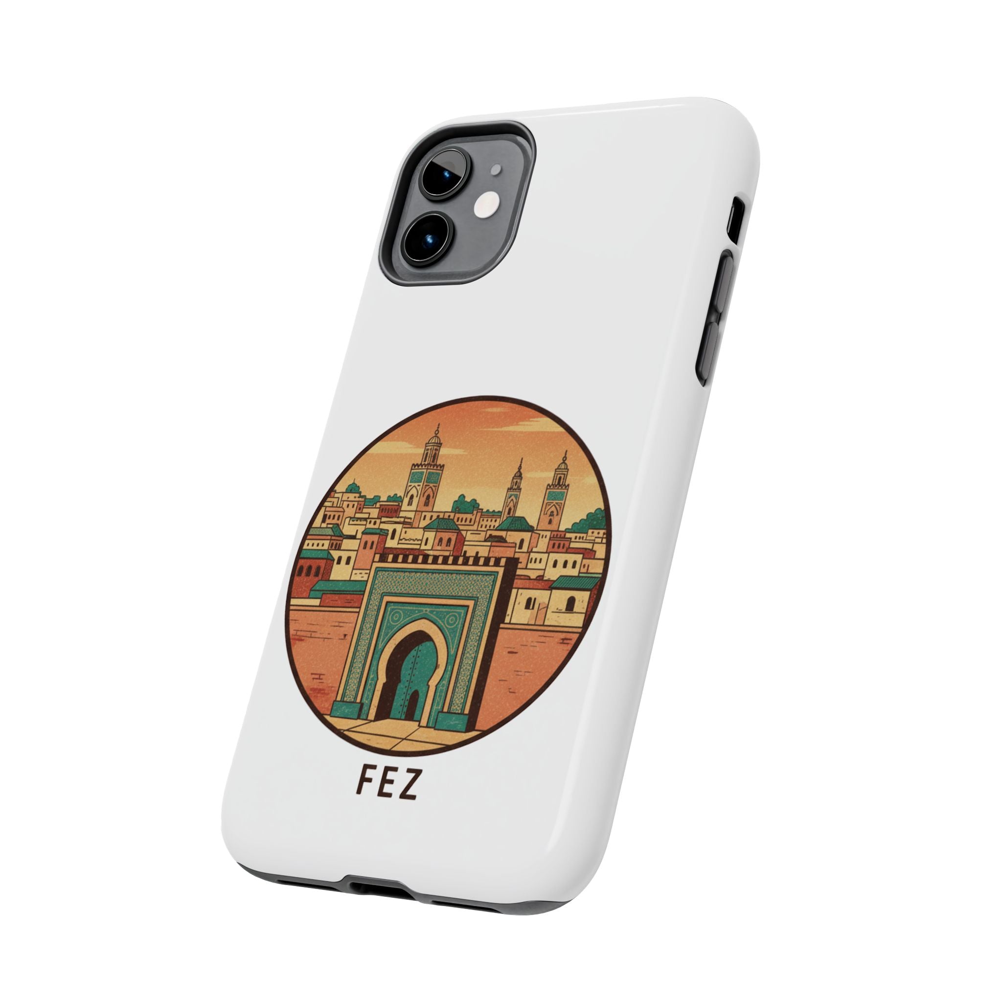 Fez City Tough Phone Case — Moroccan Archway Travel Phone Case