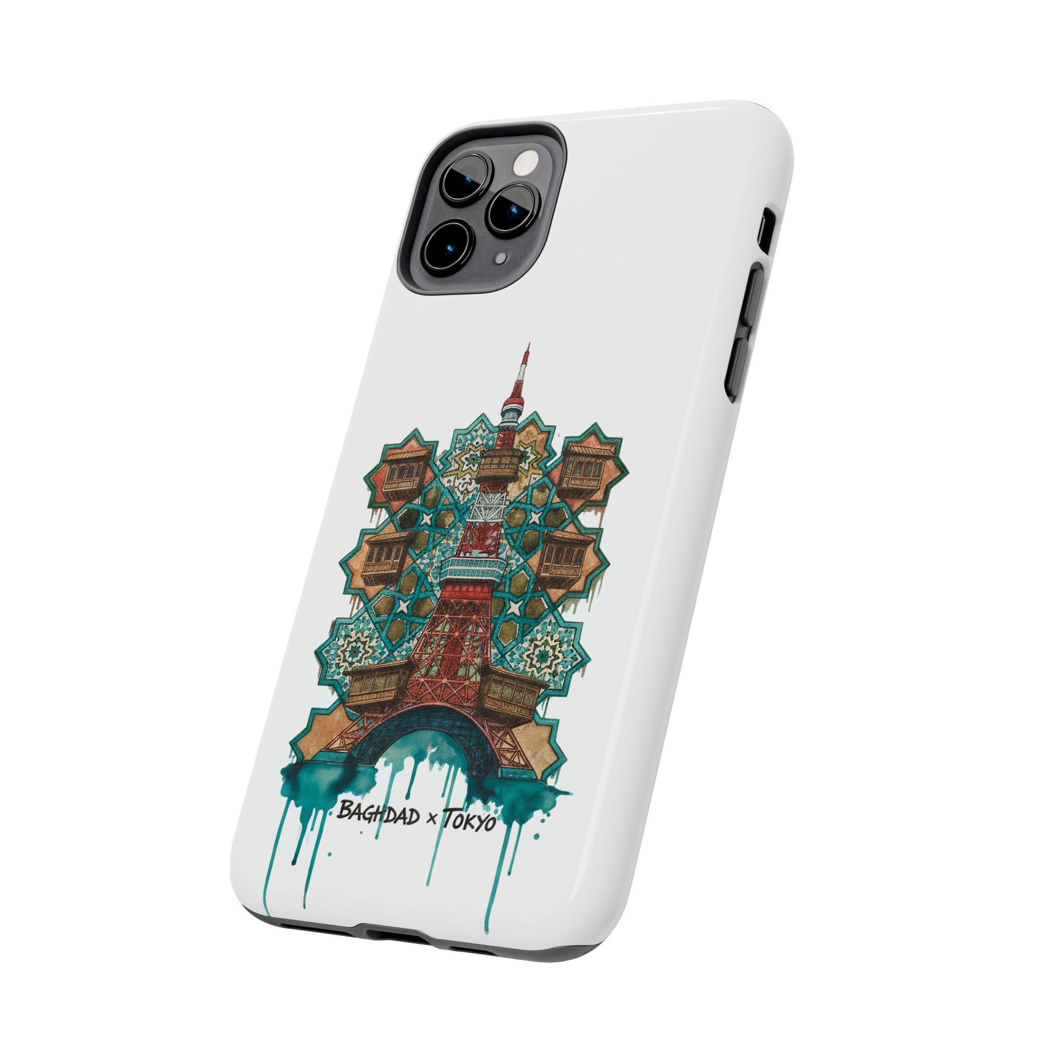 Tough Phone Case — Baghdad x Tokyo Fusion Artwork