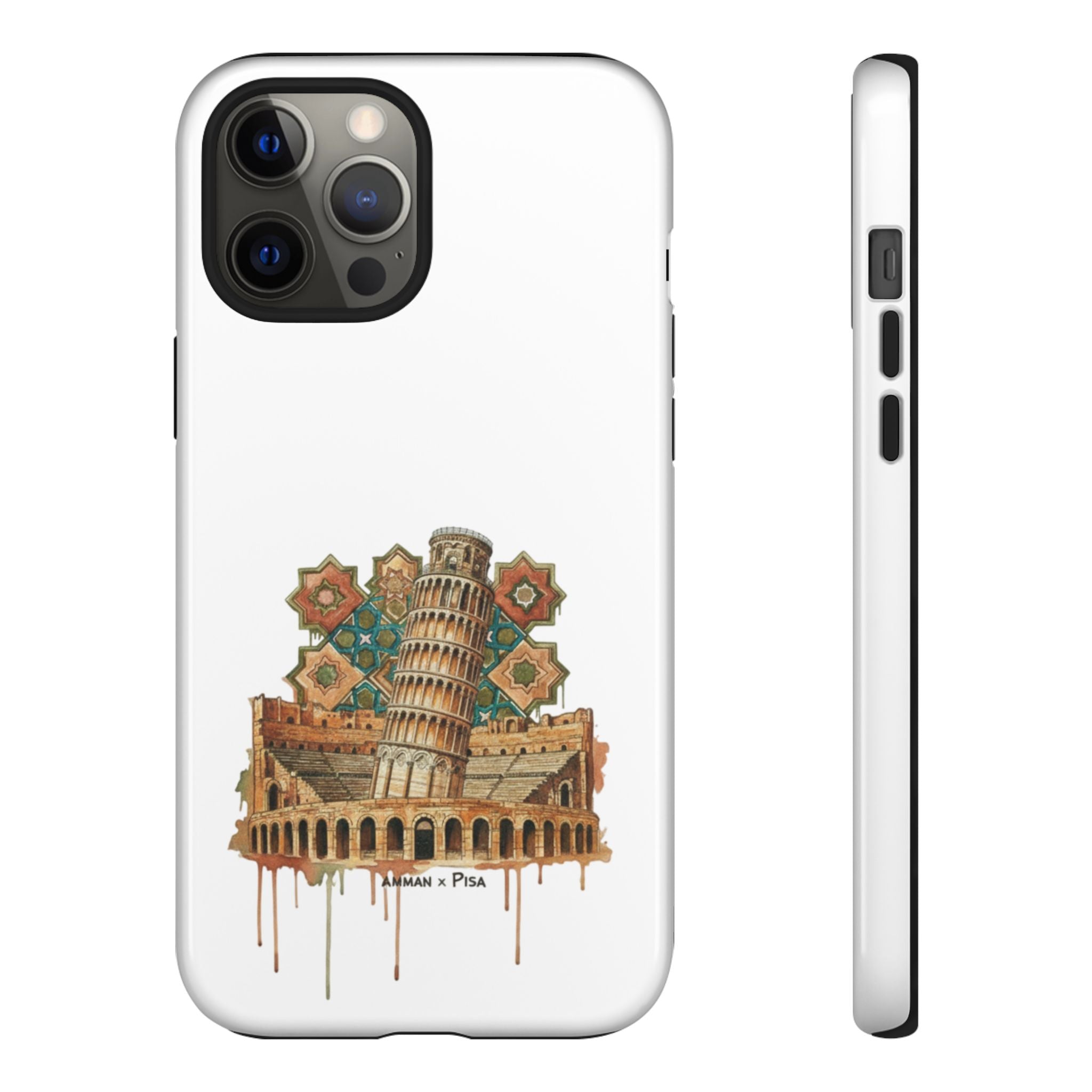 Leaning Tower Tough Phone Case — Vintage Pisa Travel Design