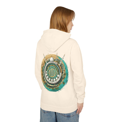 Mandala Mosque Hoodie — Islamic Geometric Art Backprint Hoodie